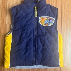VINTAGE Backyardigans Navy and Yellow Vest